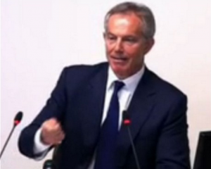 Tony Blair not pointing