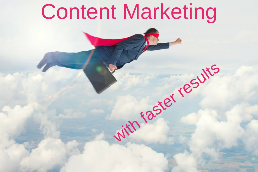 content marketing fast results